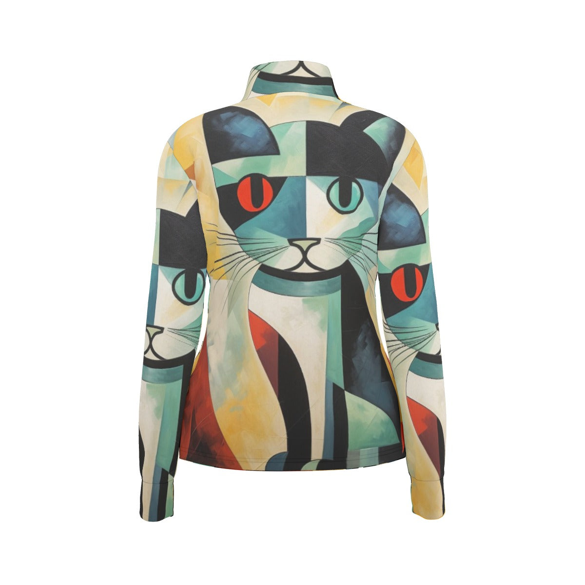 All-Over Print Women's Long Sleeve Thumbhole Jacket