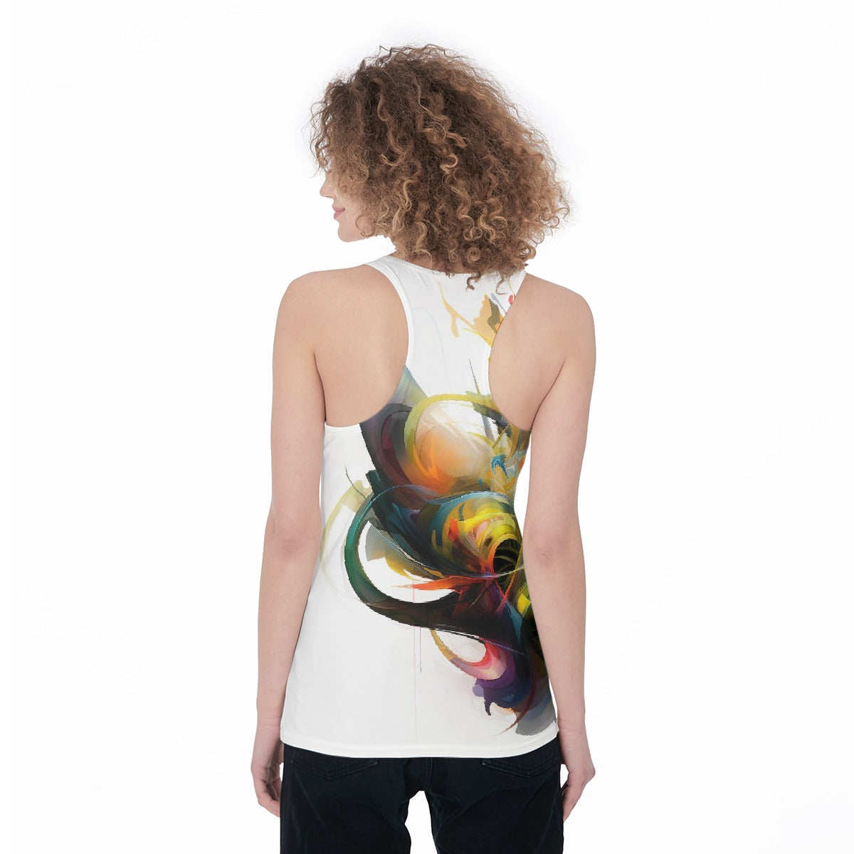 All-Over Print Women's Racerback Tank Top