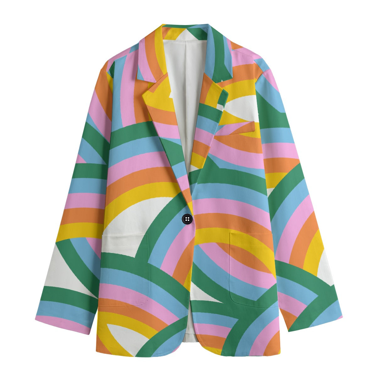 All-Over Print Women's Leisure Blazer