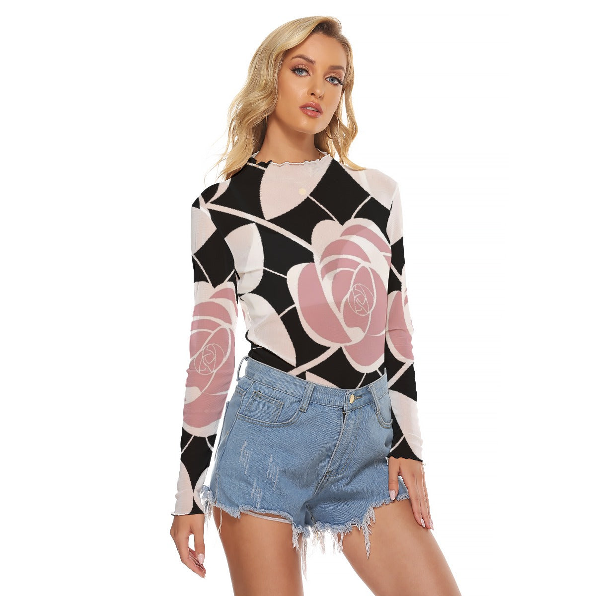 All-Over Print Women's Mesh T-shirt
