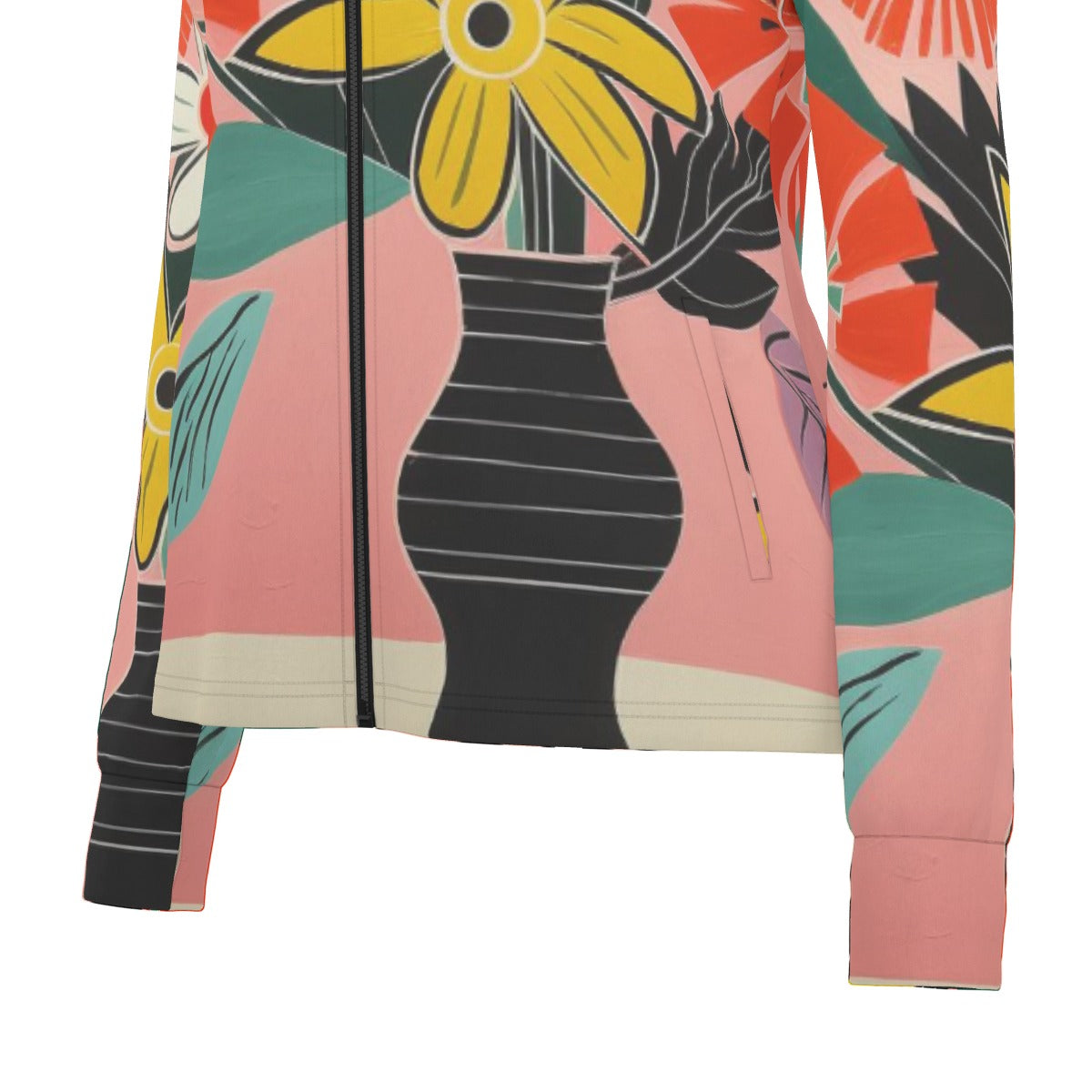 All-Over Print Women's Long Sleeve Thumbhole Jacket