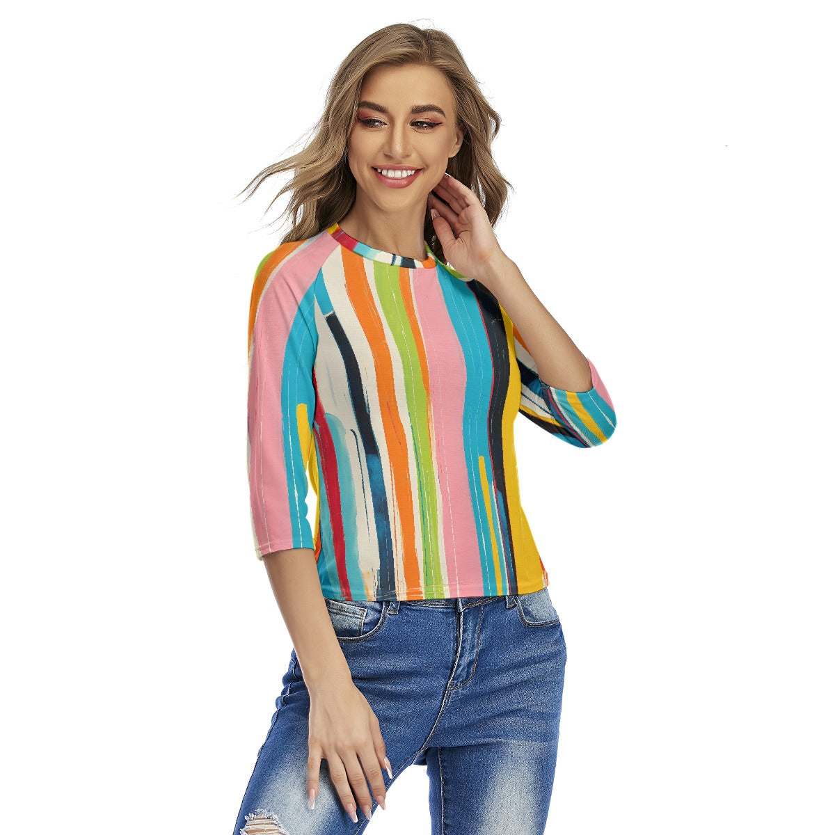 All-Over Print Women's Raglan Sleeves T-shirts