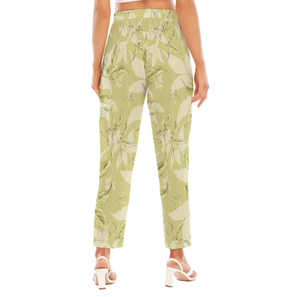 All-Over Print Women's Loose Straight-leg Pants