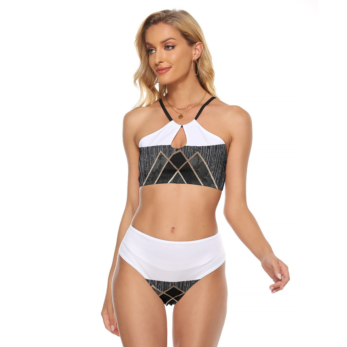 All-Over Print Women's Cami Keyhole One-piece Swimsuit