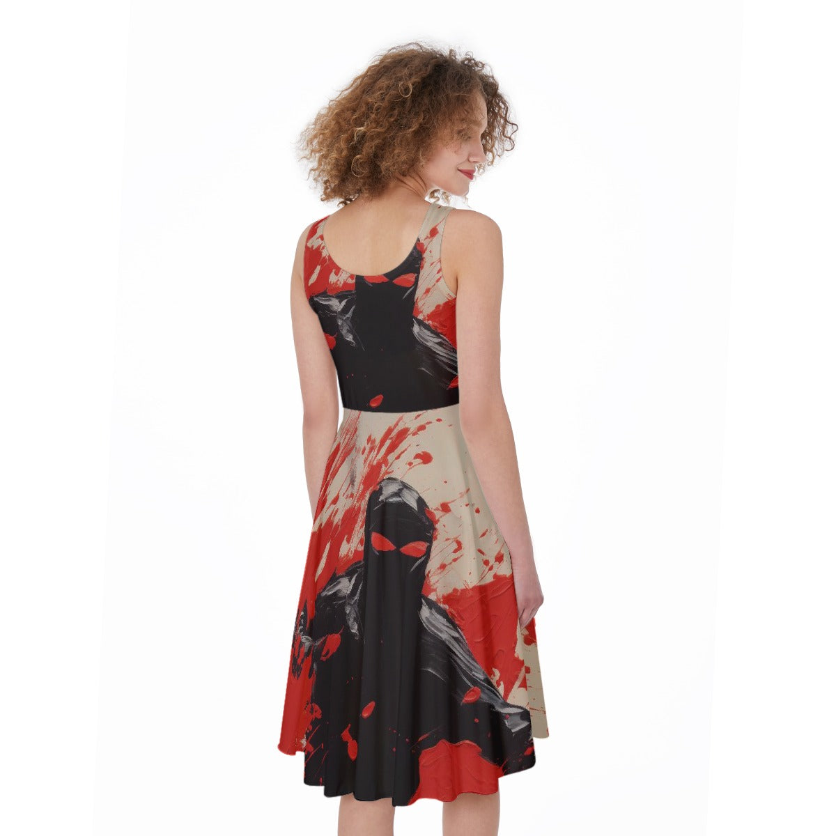 All-Over Print Women's Sleeveless Dress