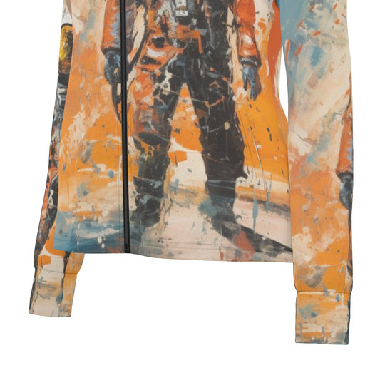 All-Over Print Women's Long Sleeve Thumbhole Jacket