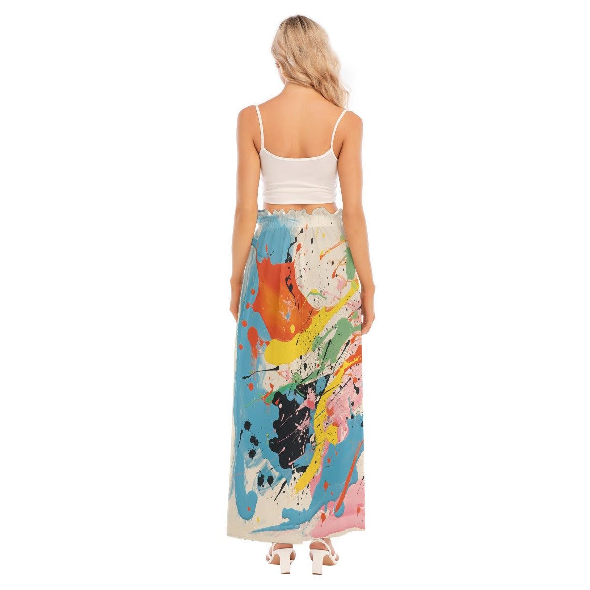 All-Over Print Women's Side Split Skirt