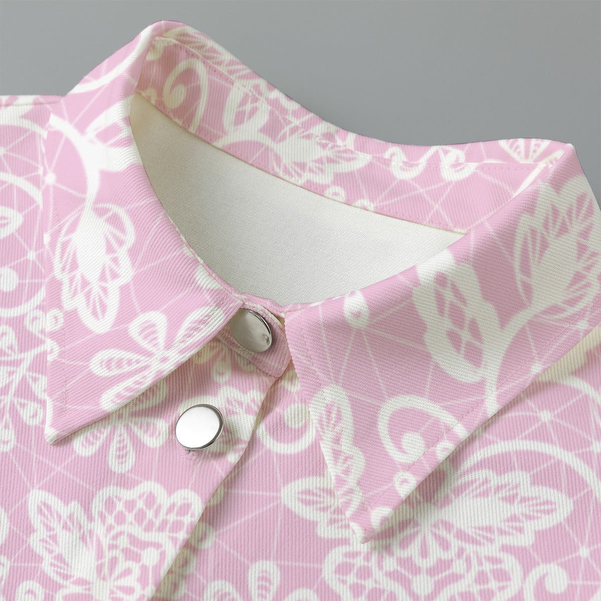 All-Over Print Women's Cropped Jacket | 245GSM Cotton