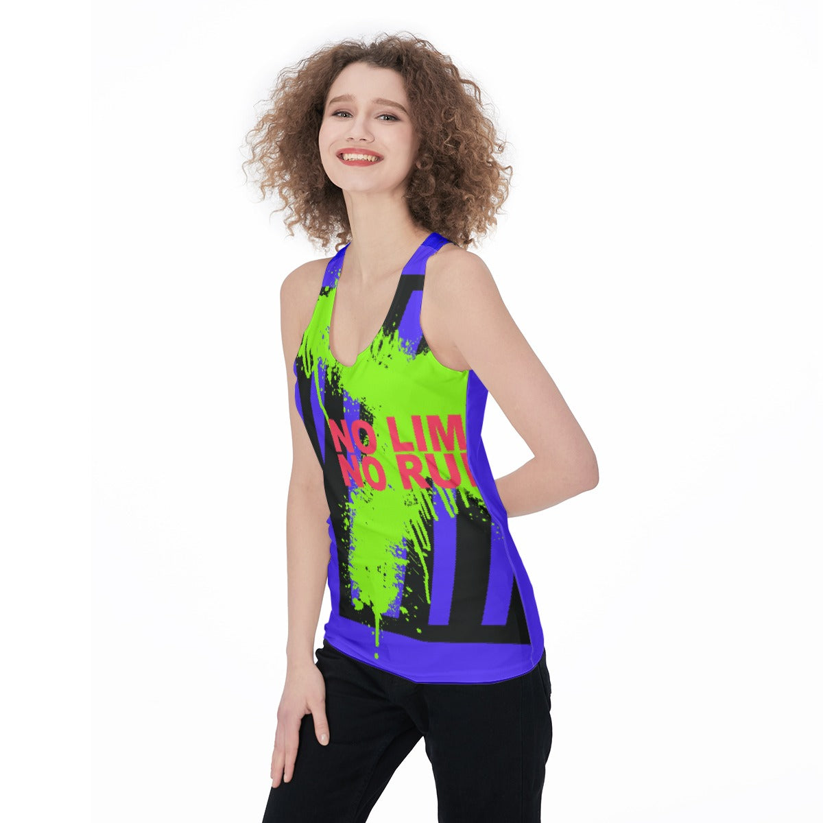 All-Over Print Women's Racerback Tank Top