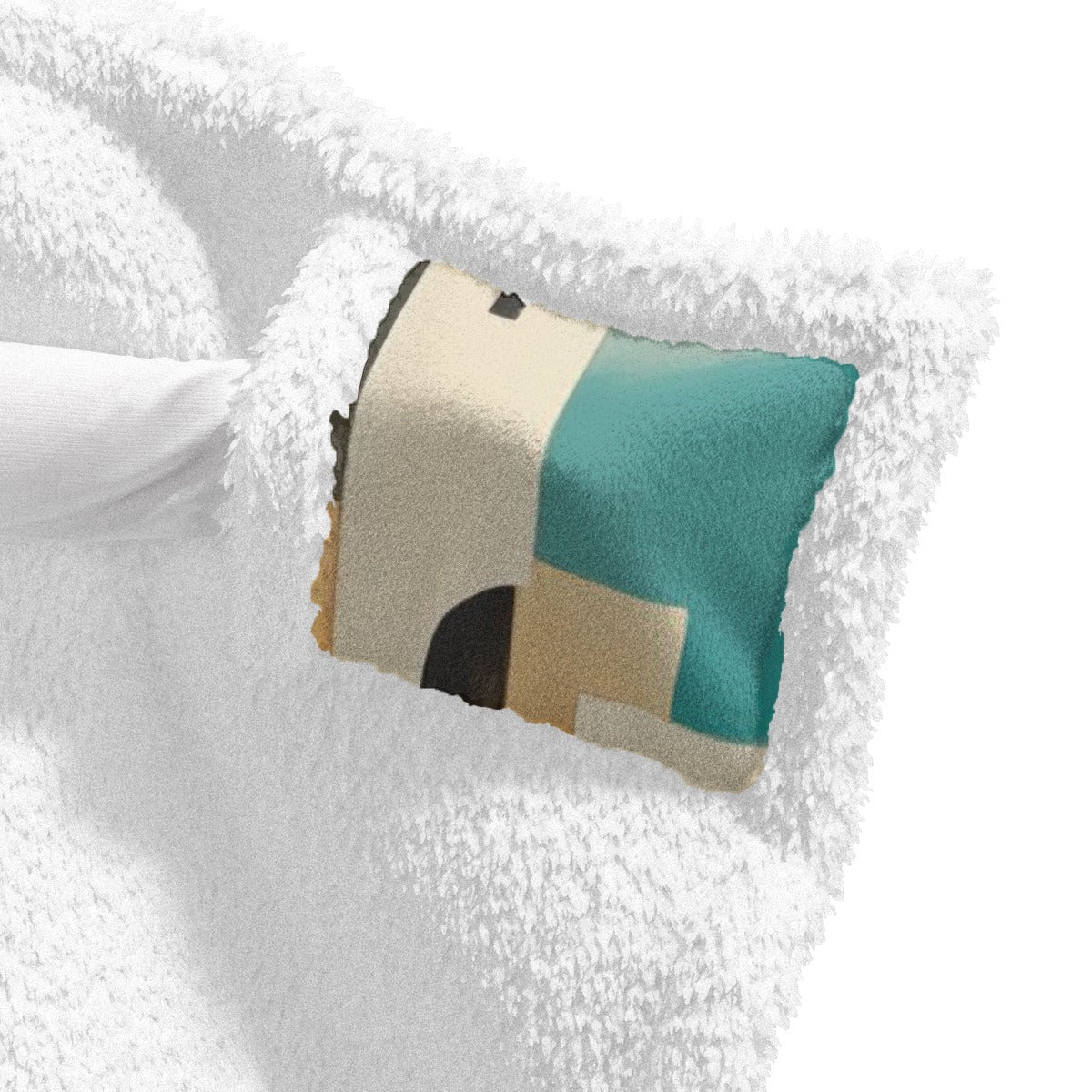 All-Over Print Unisex Wearable Hooded Blanket