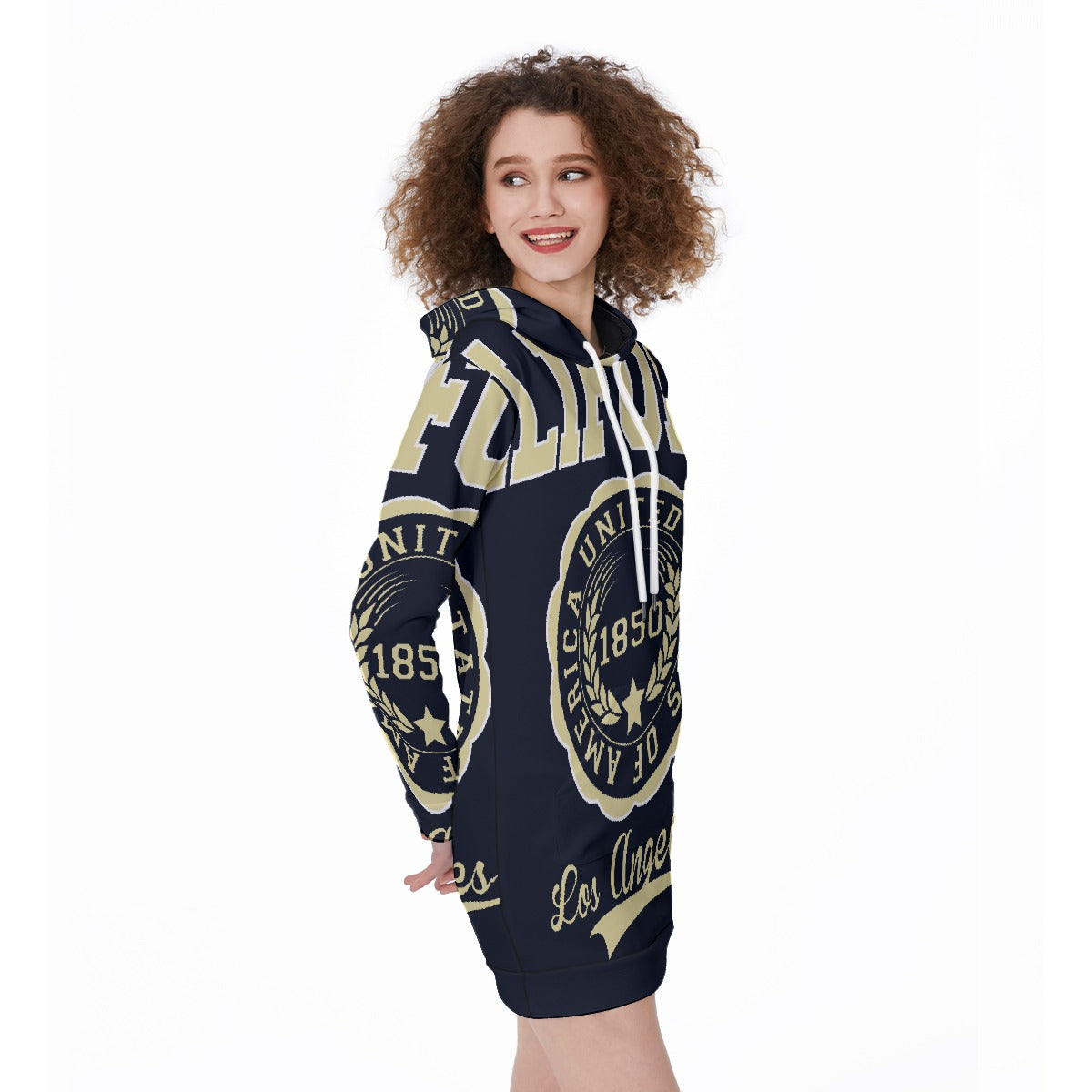 All-Over Print Women's Long Hoodie