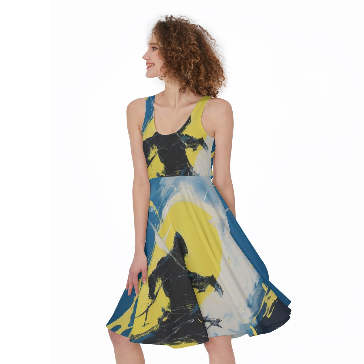 All-Over Print Women's Sleeveless Dress
