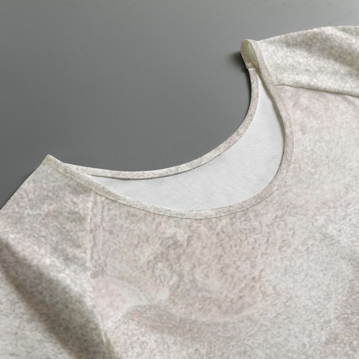 All-Over Print Women's Round Neck T-shirt With Raglan Sleeve
