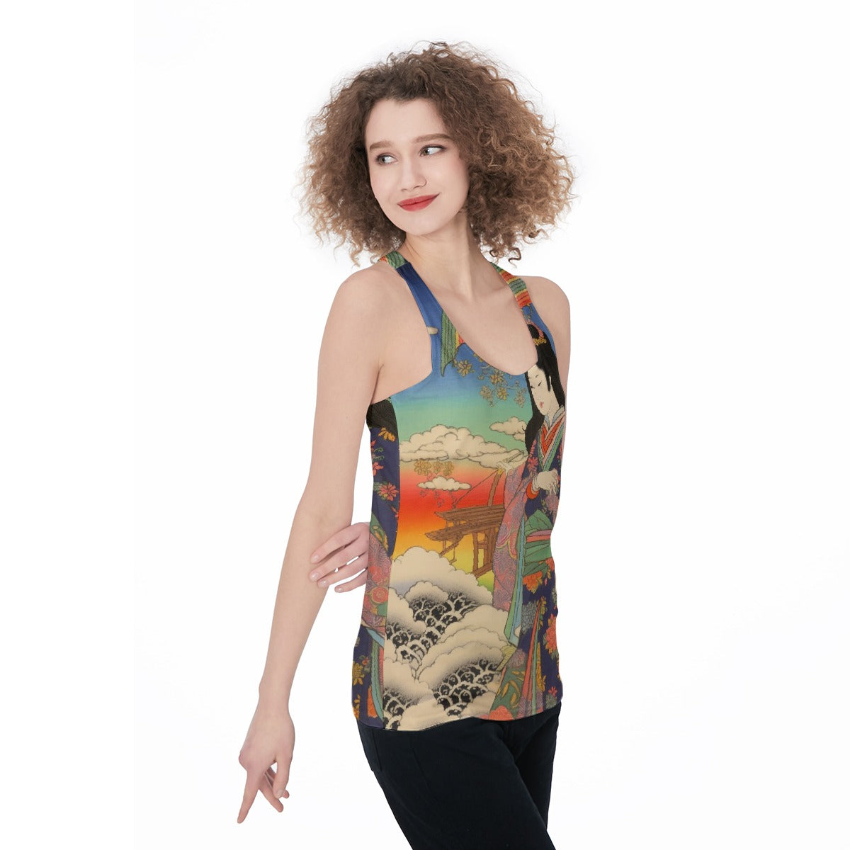 All-Over Print Women's Racerback Tank Top