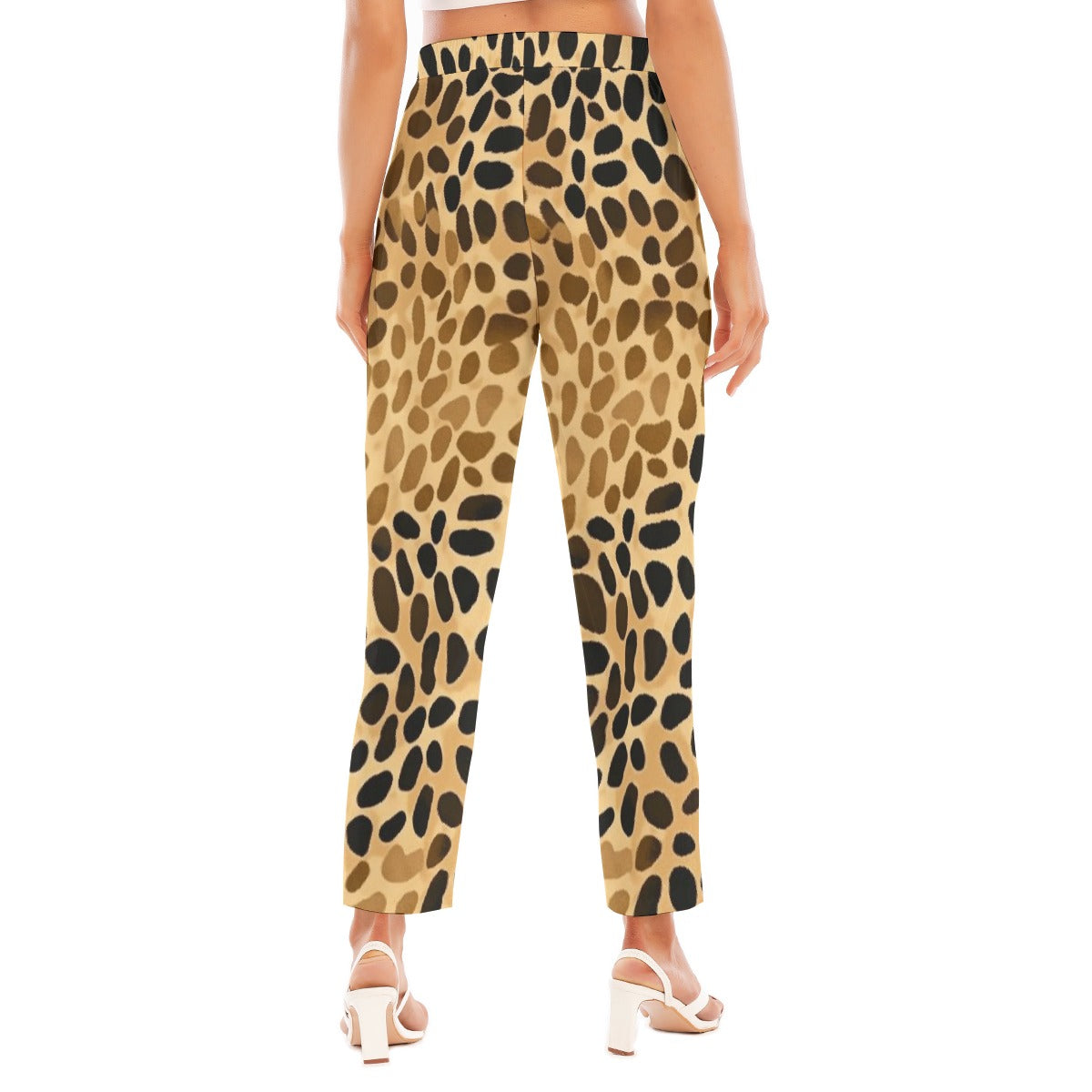 All-Over Print Women's Loose Straight-leg Pants
