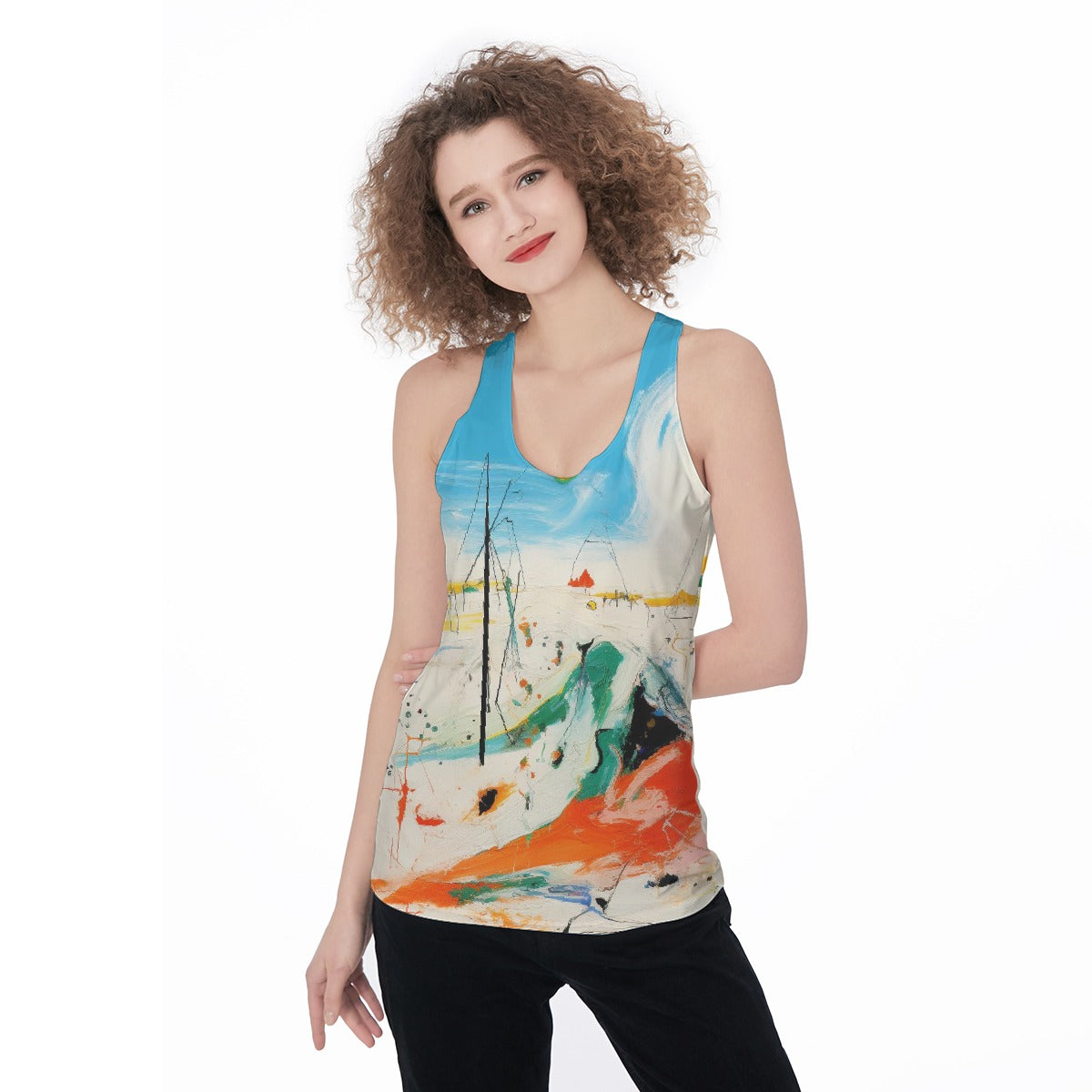 All-Over Print Women's Racerback Tank Top