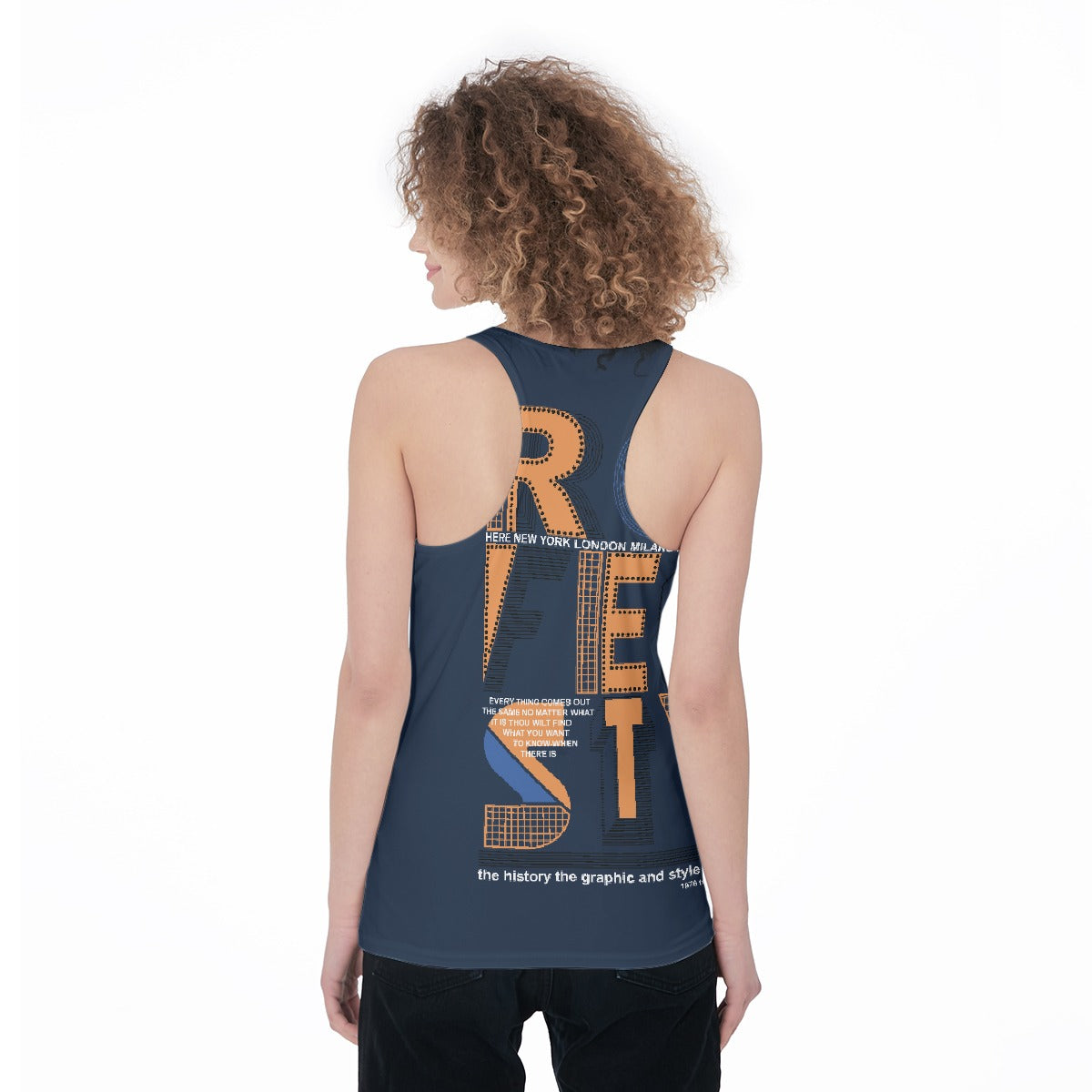 All-Over Print Women's Racerback Tank Top