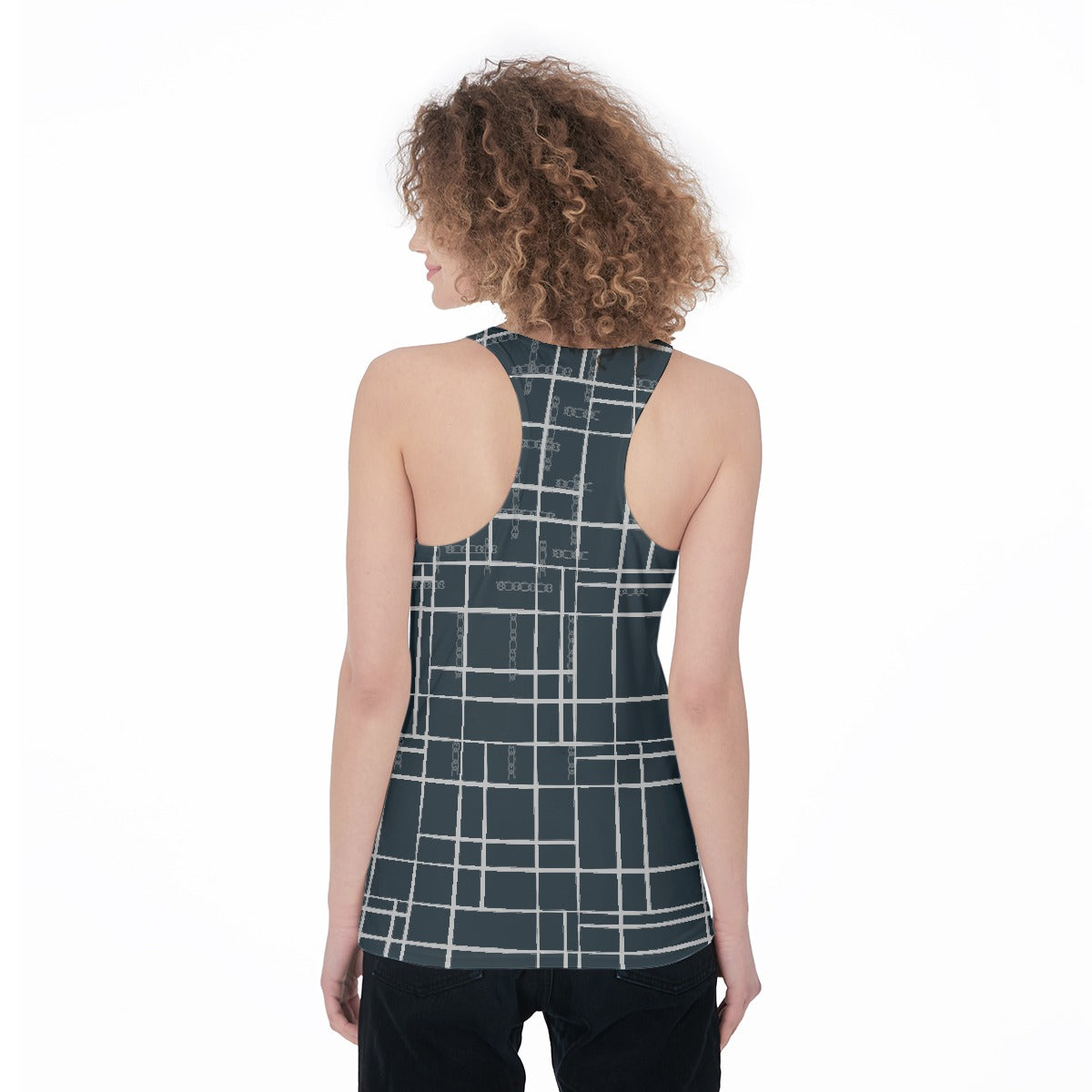 All-Over Print Women's Racerback Tank Top
