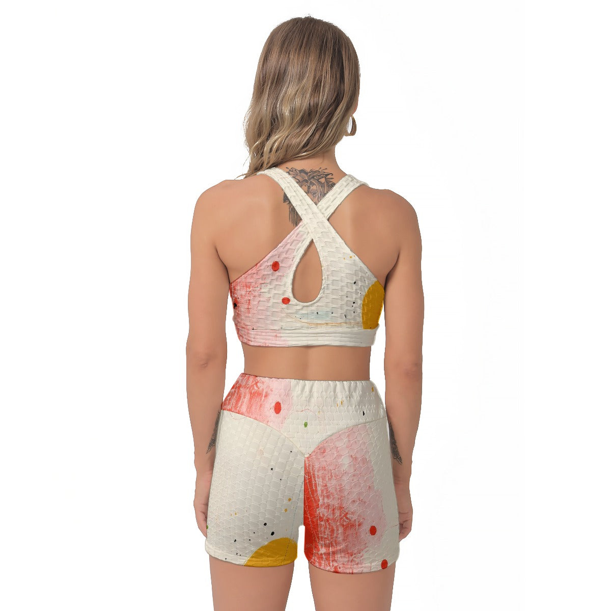 All-Over Print Women's Sports Bra Suit