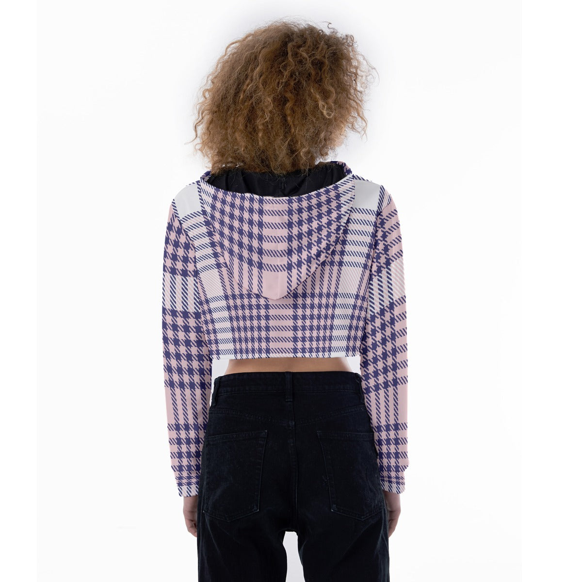 All-Over Print Women's Crop Top Hoodie