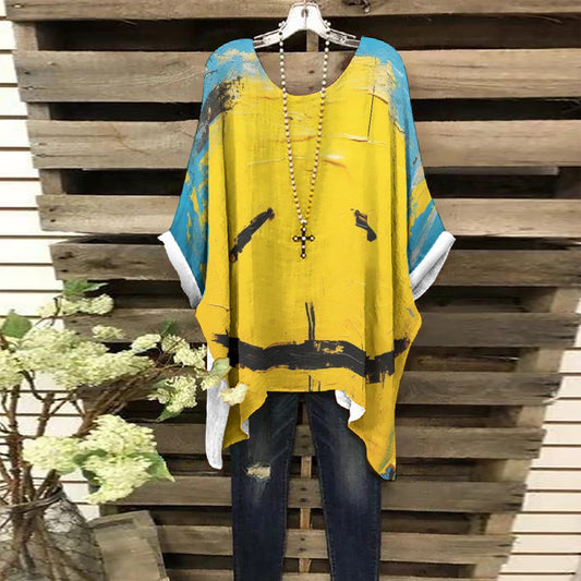 All-Over Print Women's Bat Sleeve Shirt