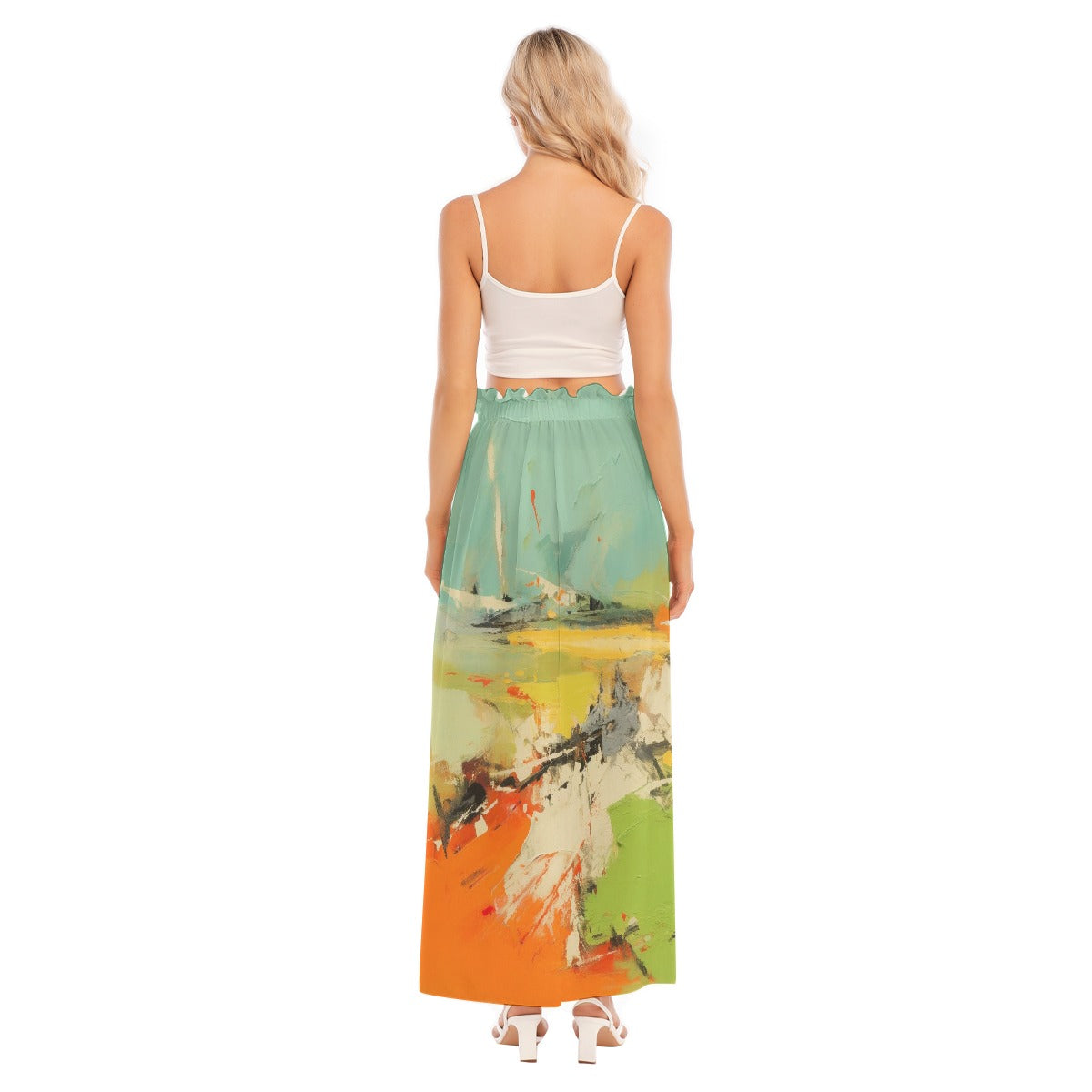 All-Over Print Women's Side Split Skirt