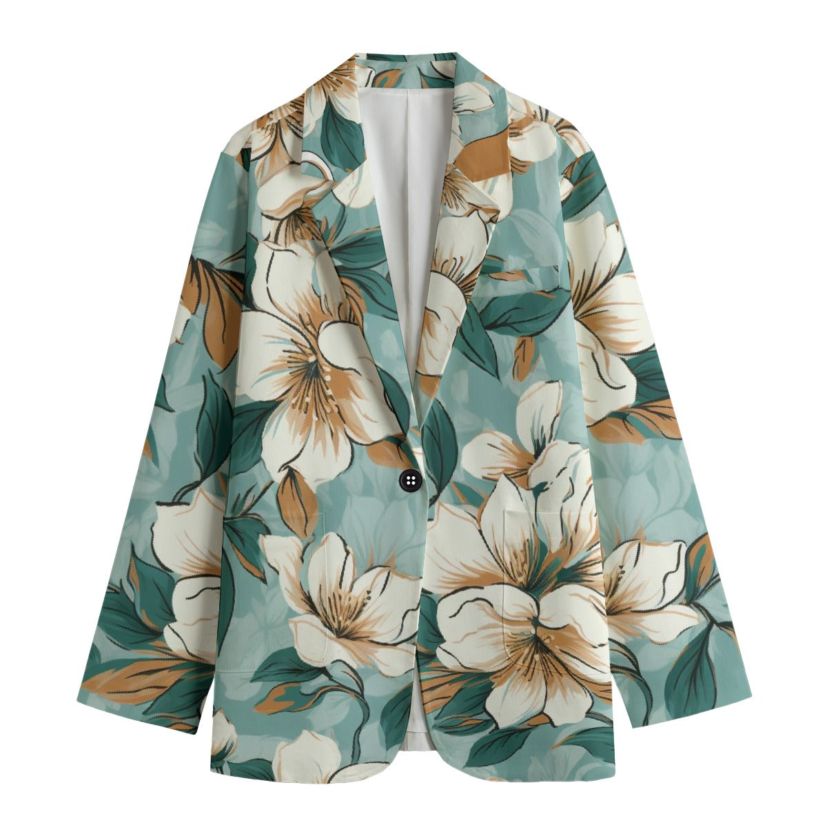 All-Over Print Women's Leisure Blazer
