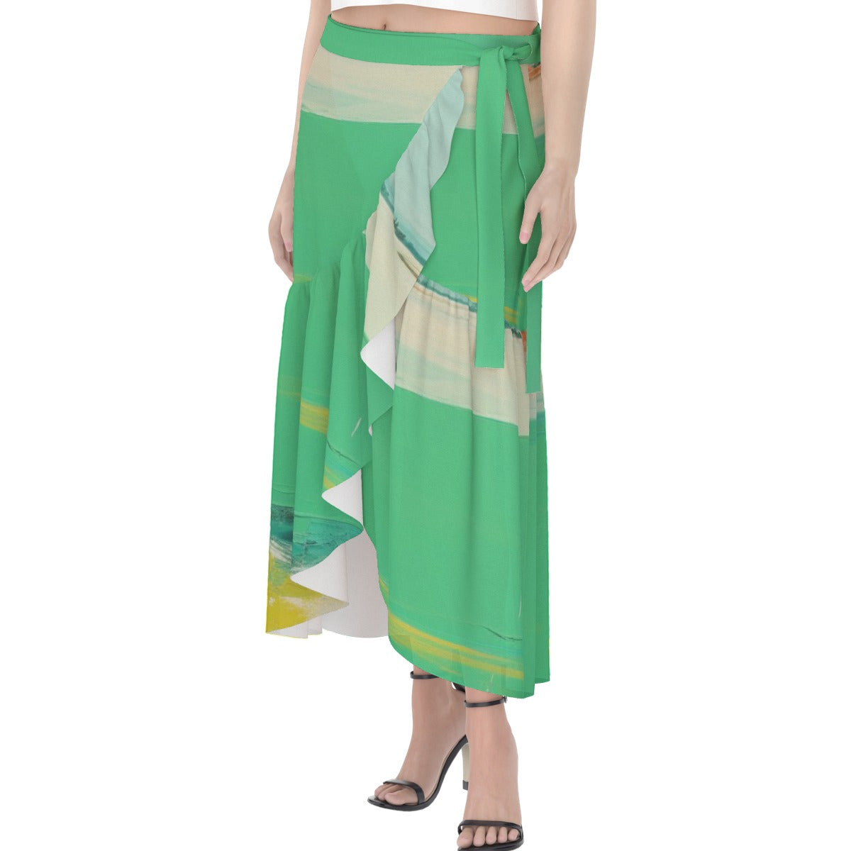 All-Over Print Women's Wrap Skirt