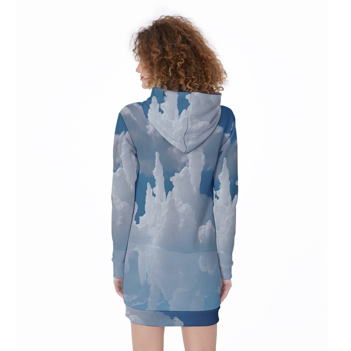 All-Over Print Women's Long Hoodie