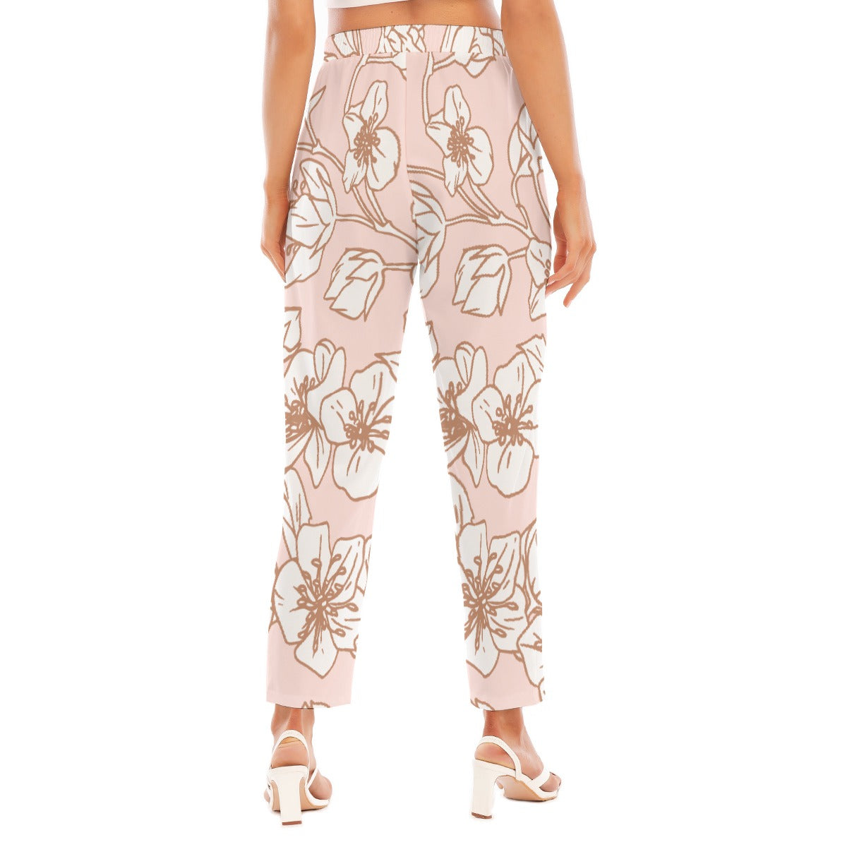 All-Over Print Women's Loose Straight-leg Pants