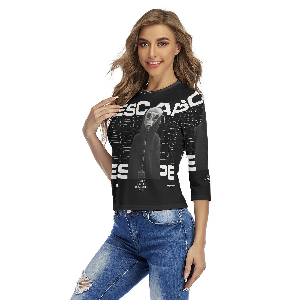 All-Over Print Women's Raglan Sleeves T-shirts