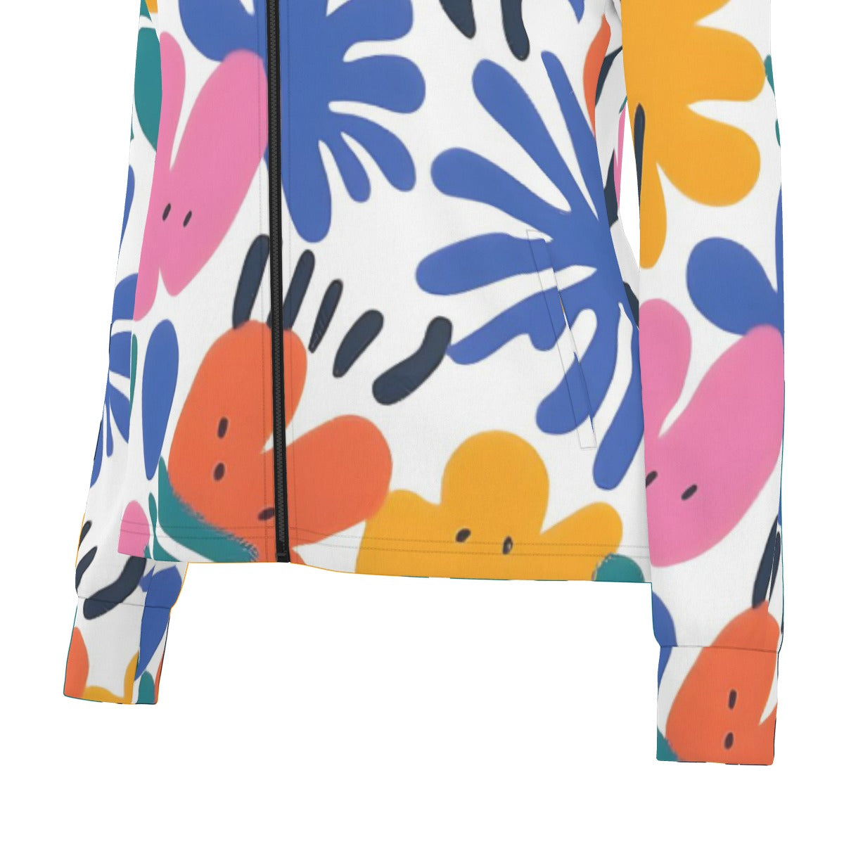 All-Over Print Women's Long Sleeve Thumbhole Jacket