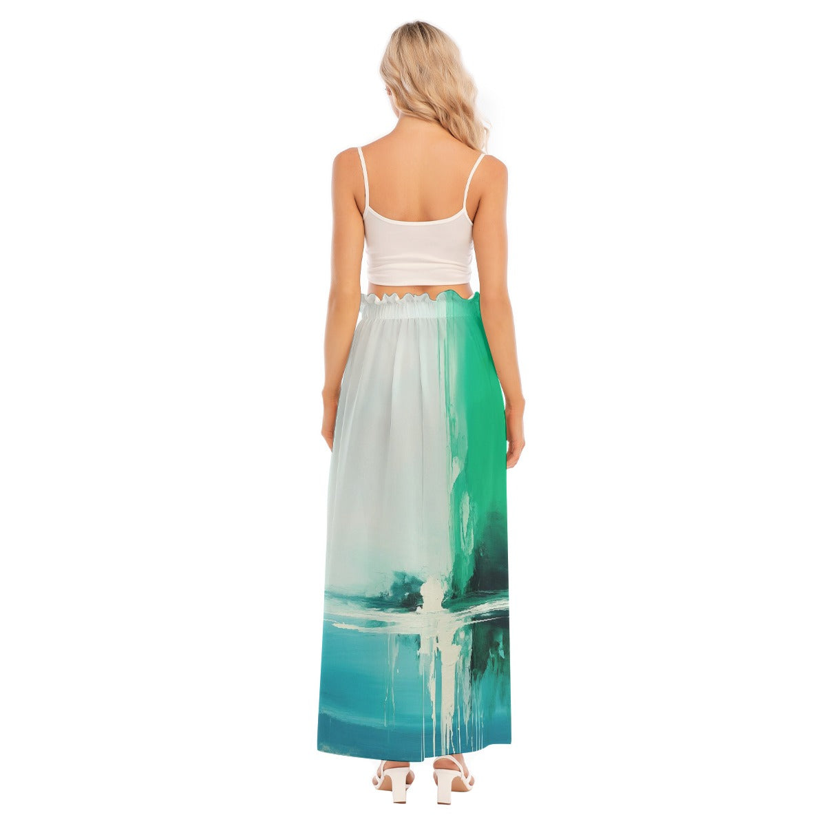 All-Over Print Women's Side Split Skirt