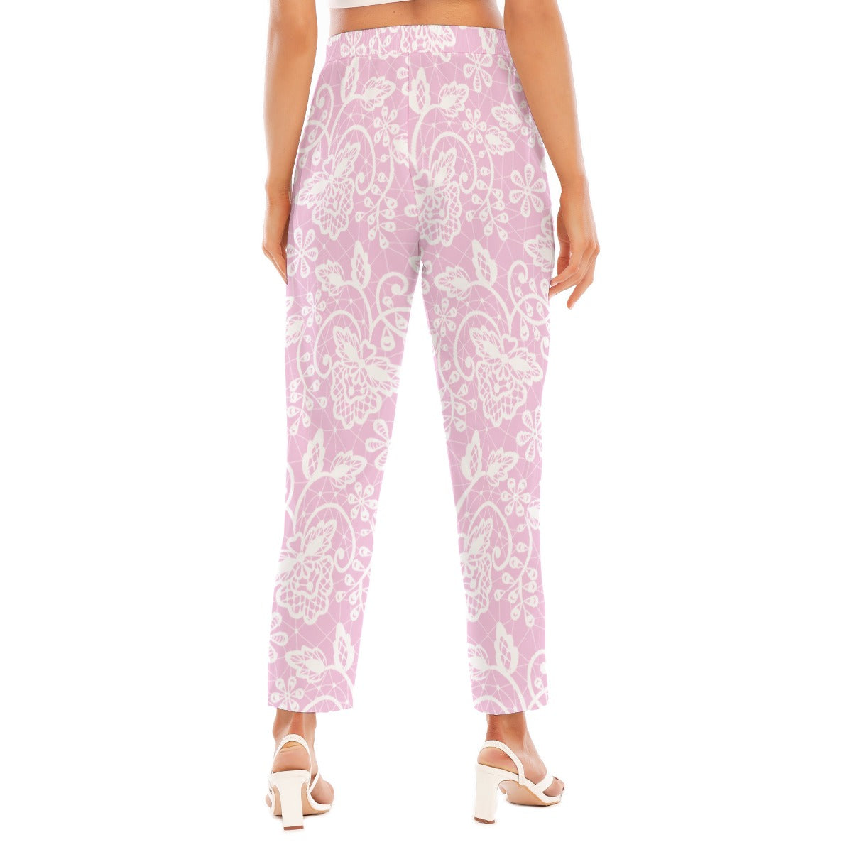 All-Over Print Women's Loose Straight-leg Pants