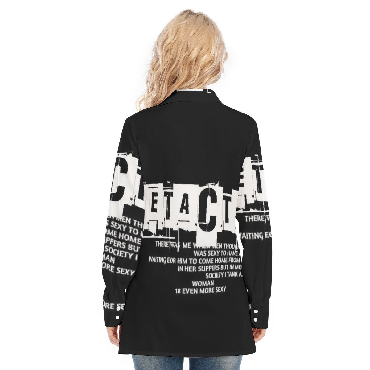 All-Over Print Women's Long Shirt