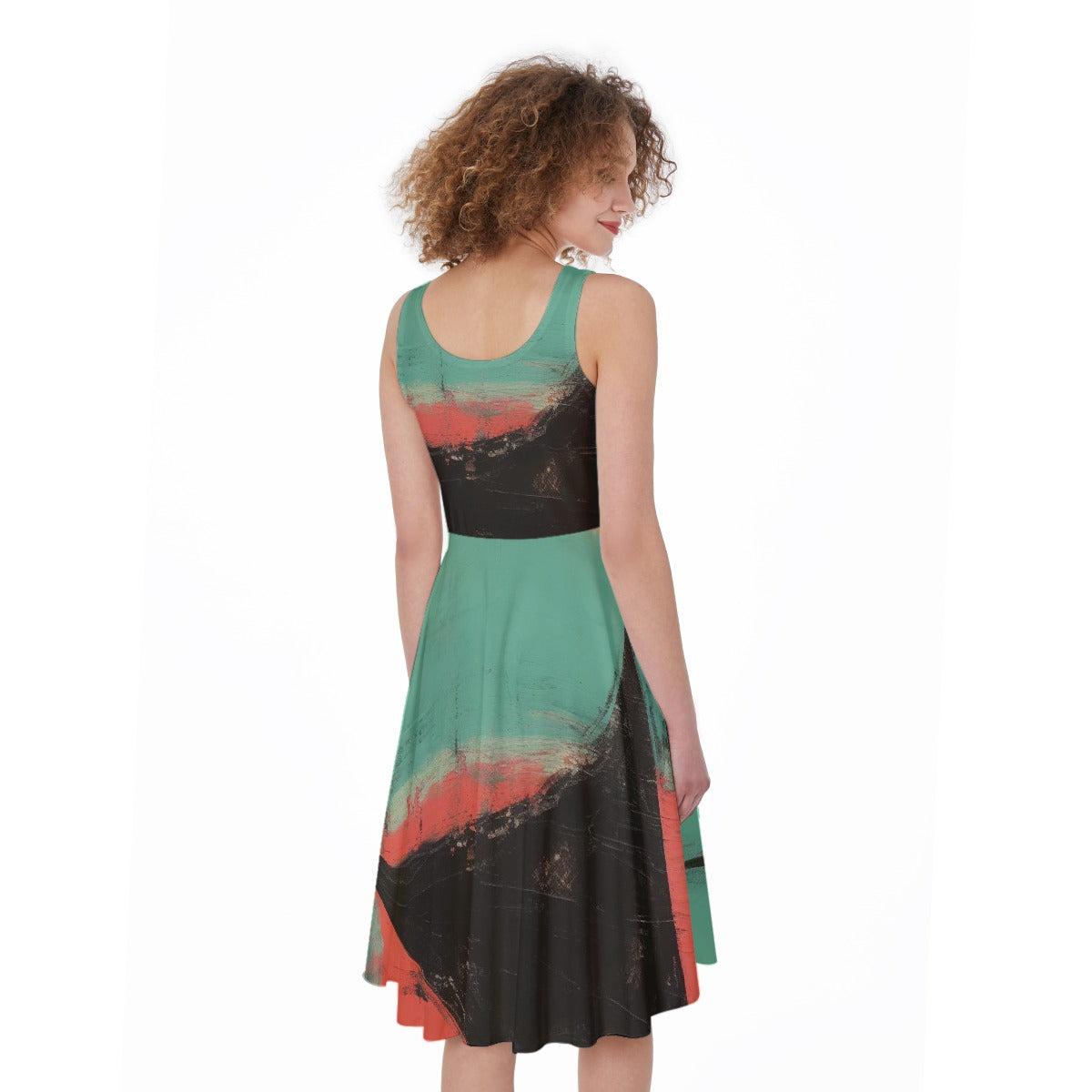 All-Over Print Women's Sleeveless Dress