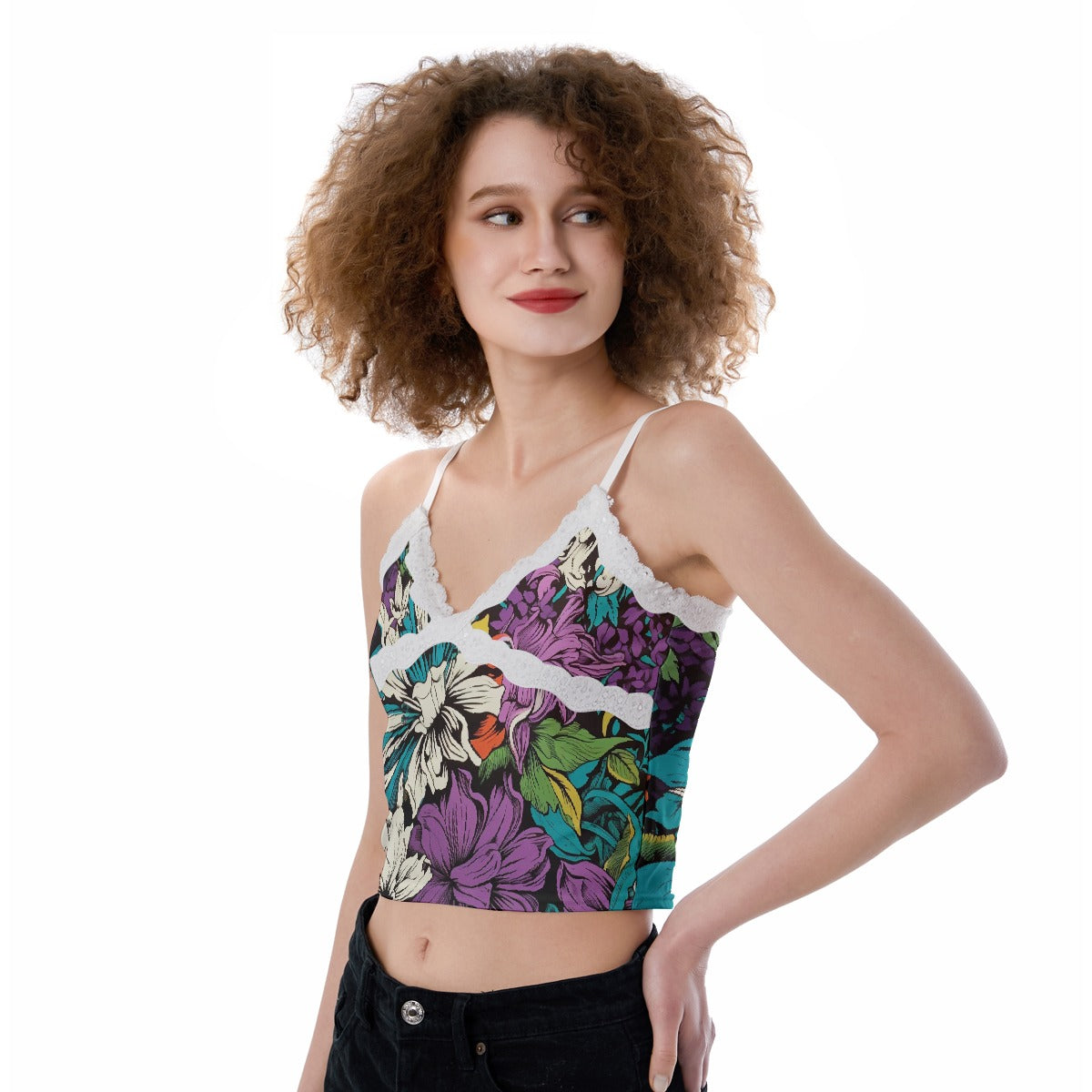 All-Over Print Women's Lace Camisole