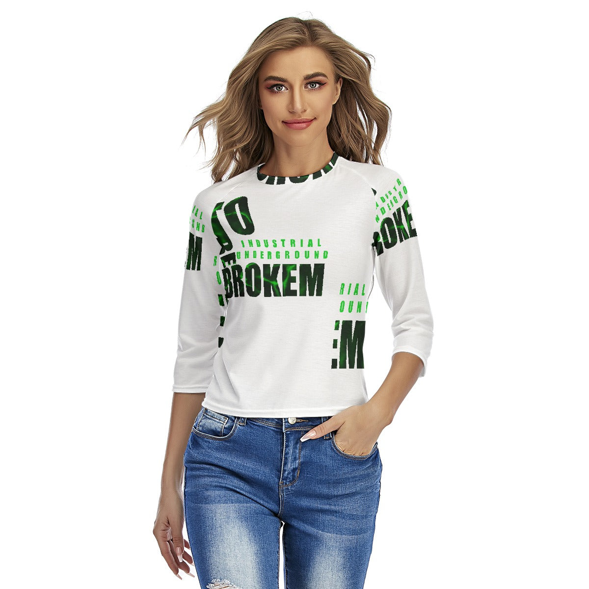 All-Over Print Women's Raglan Sleeves T-shirts