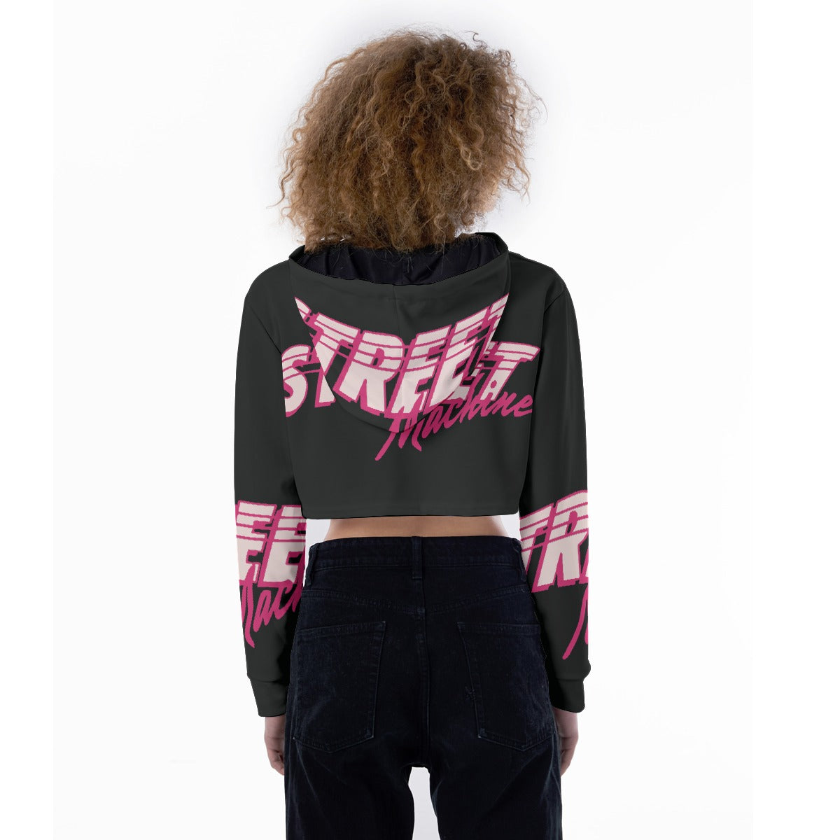 All-Over Print Women's Crop Top Hoodie