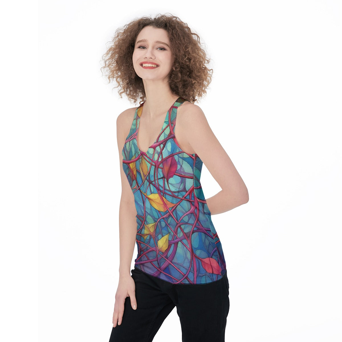 All-Over Print Women's Racerback Tank Top