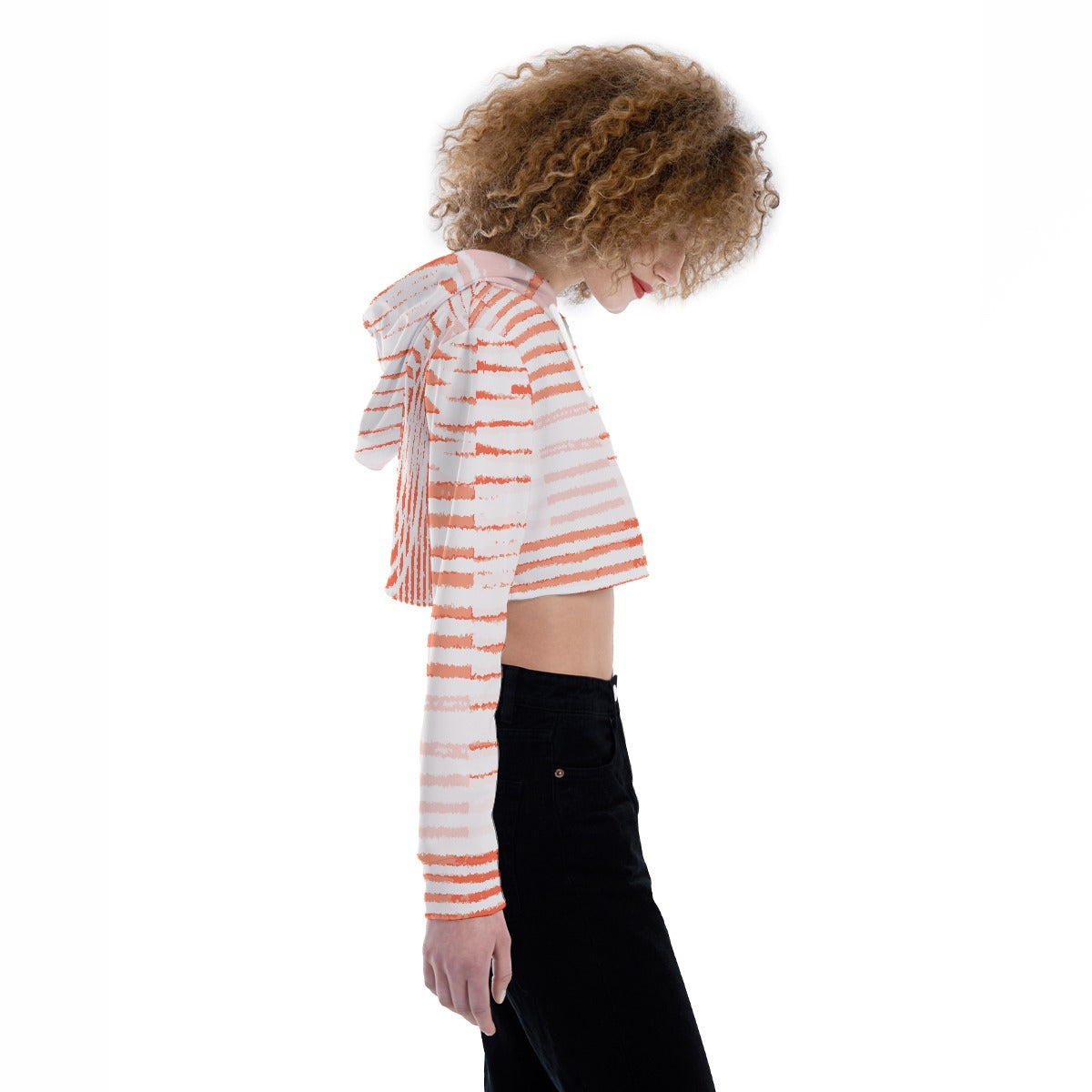 All-Over Print Women's Crop Top Hoodie