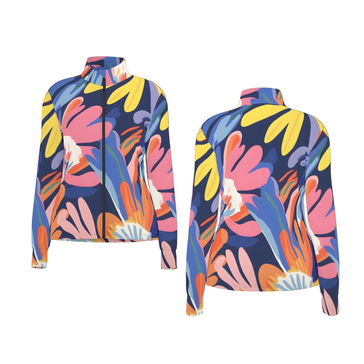 All-Over Print Women's Long Sleeve Thumbhole Jacket