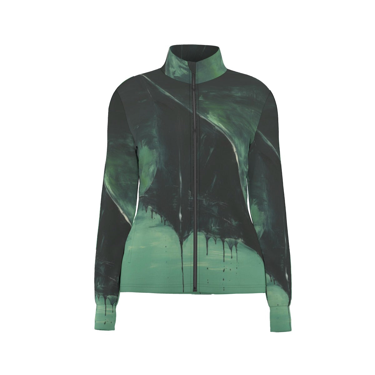 All-Over Print Women's Long Sleeve Thumbhole Jacket