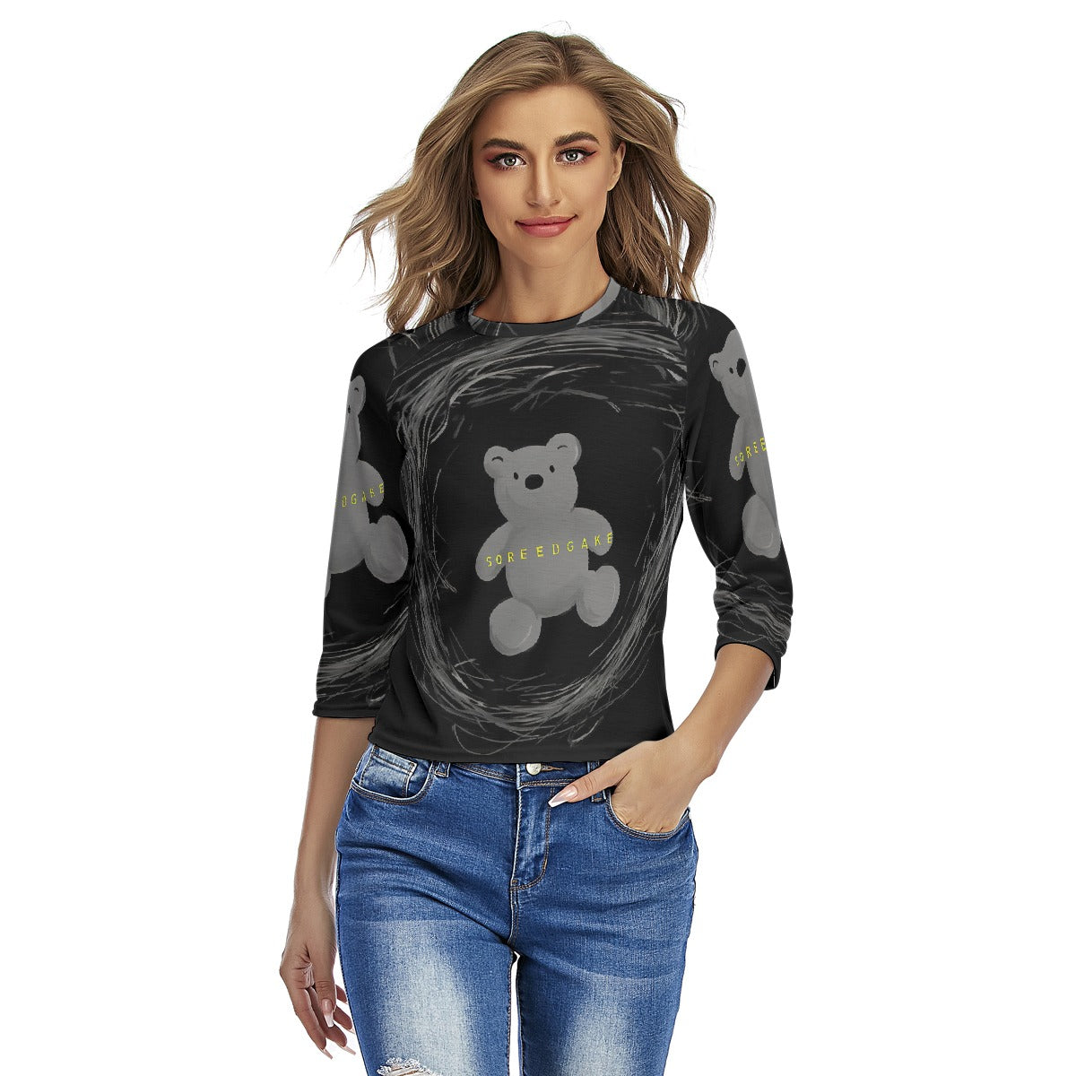 All-Over Print Women's Raglan Sleeves T-shirts