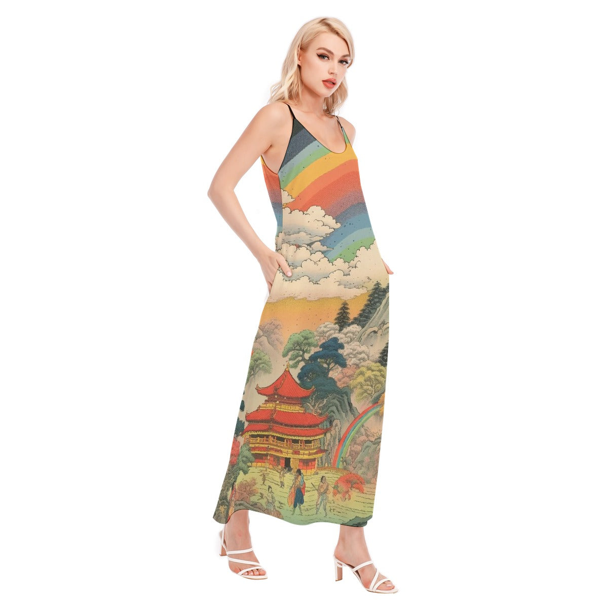 All-Over Print Women's Sling Dress
