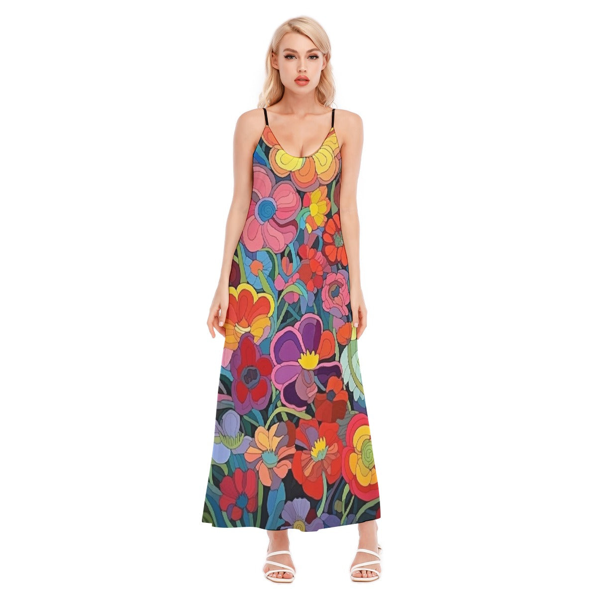 All-Over Print Women's Sling Dress