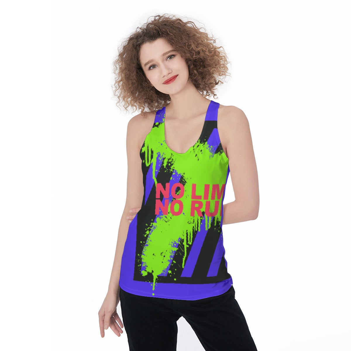 All-Over Print Women's Racerback Tank Top