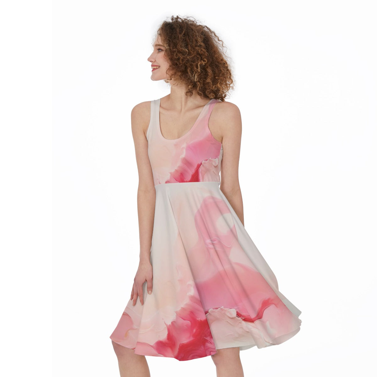 All-Over Print Women's Sleeveless Dress