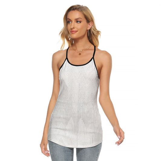 All-Over Print Women's Criss-Cross Open Back Tank Top