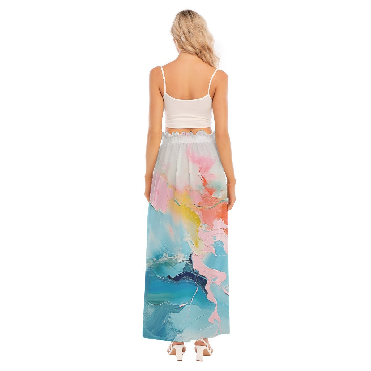 All-Over Print Women's Side Split Skirt